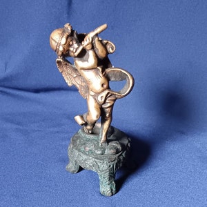 Cherub Candle Holder, Brass Candle Holder, Metal Candle Holder, Vintage Brass, Vintage Cherub, Angel, Home Decor, Antique Decor, Rococo