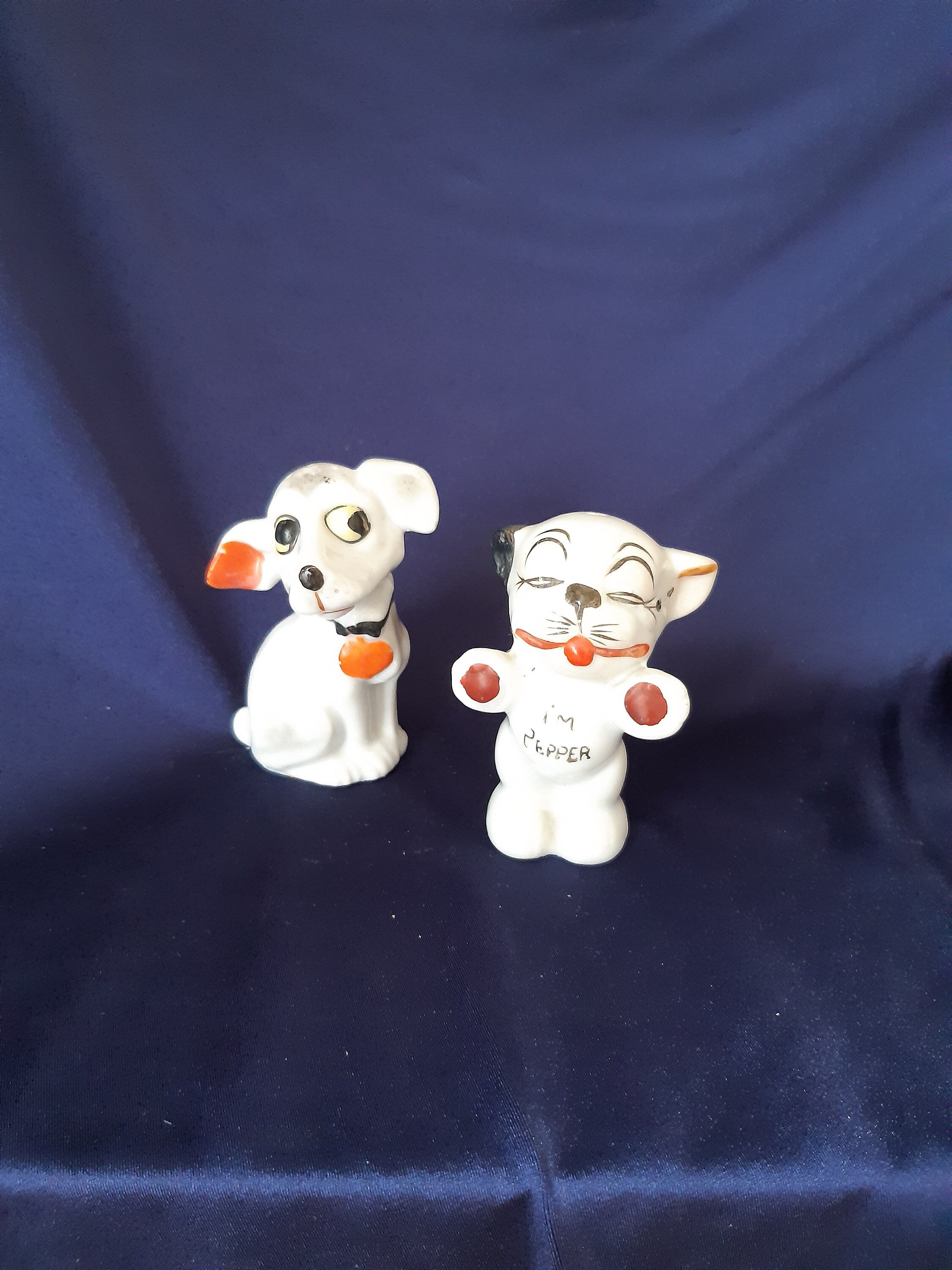 Salt and Pepper Shakers Bonzo Dog Novelty Dogs Kitsch Dogs Etsy