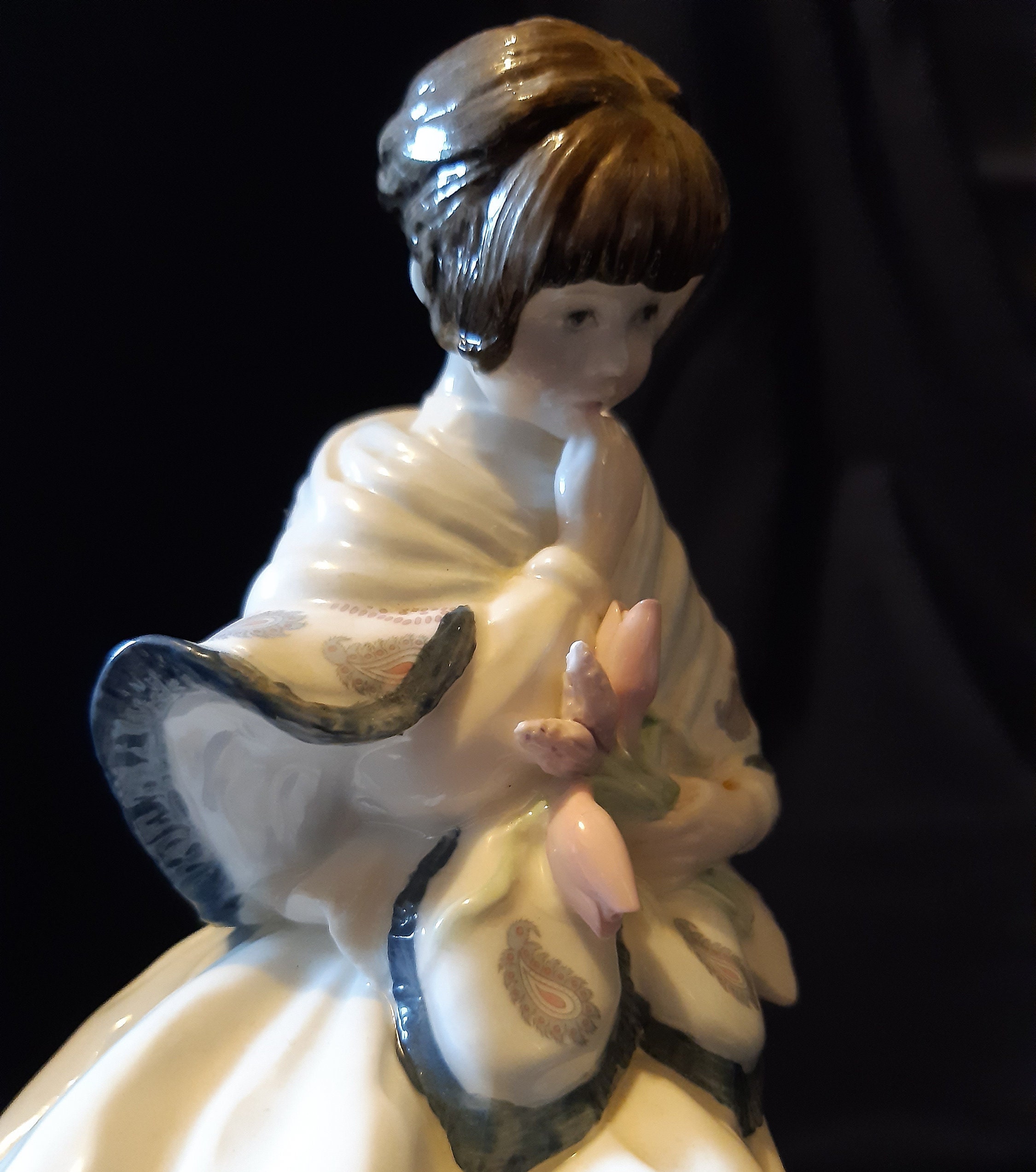 Coalport Figurine Limited Edition Figurine Visiting Day Etsy