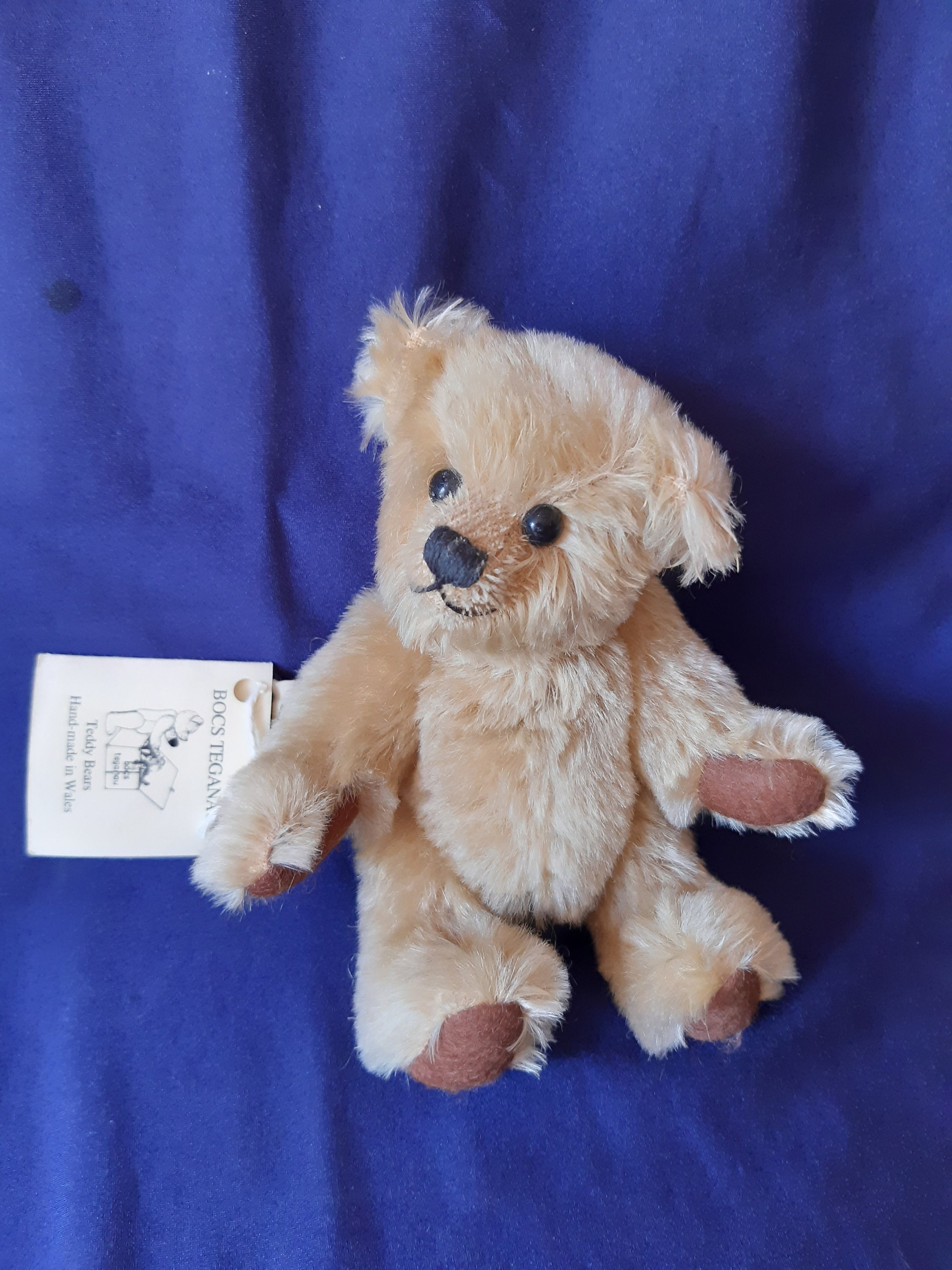 Vintage Teddy Bear, Bocs Teganau Bear, Limited Edition Bear, Collector