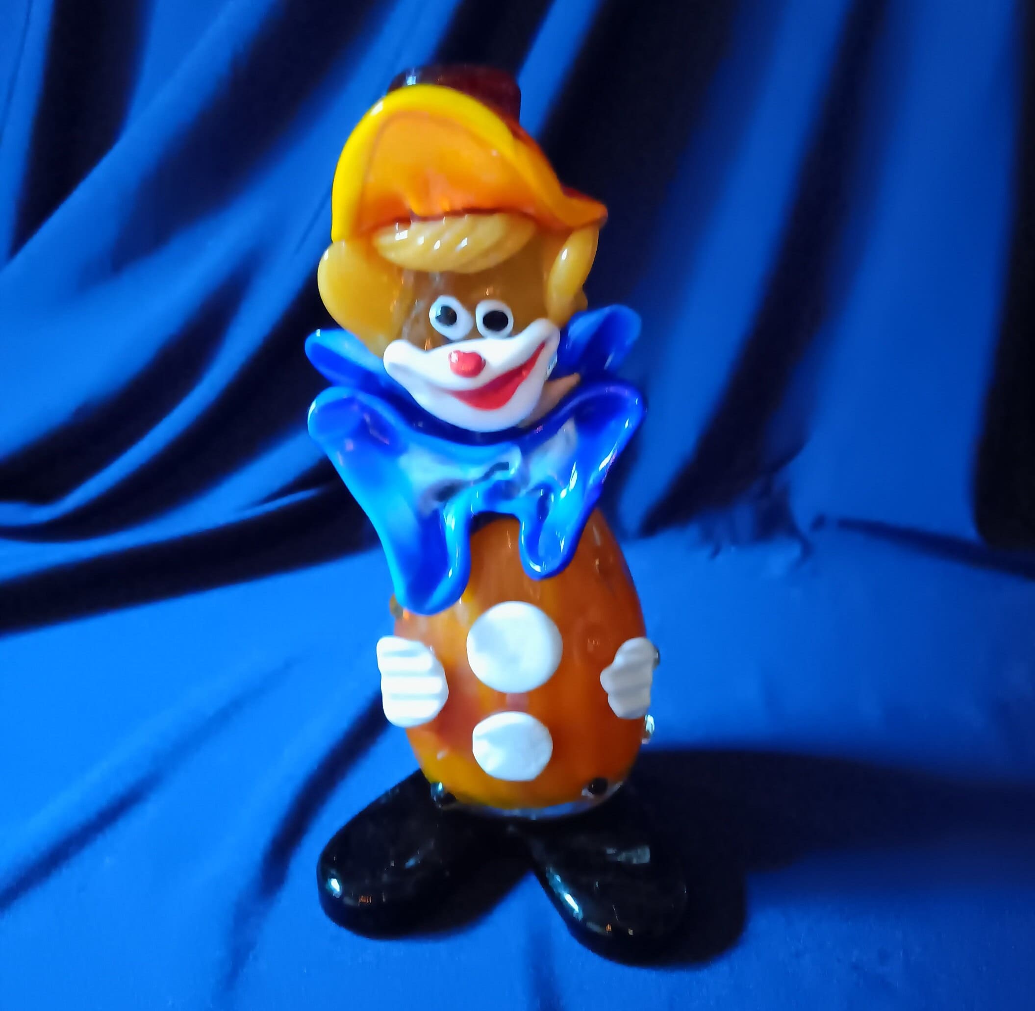 MURANO ムラノガラスのピエロ BH87☆Murano☆ ムラーノ ガラス 人形