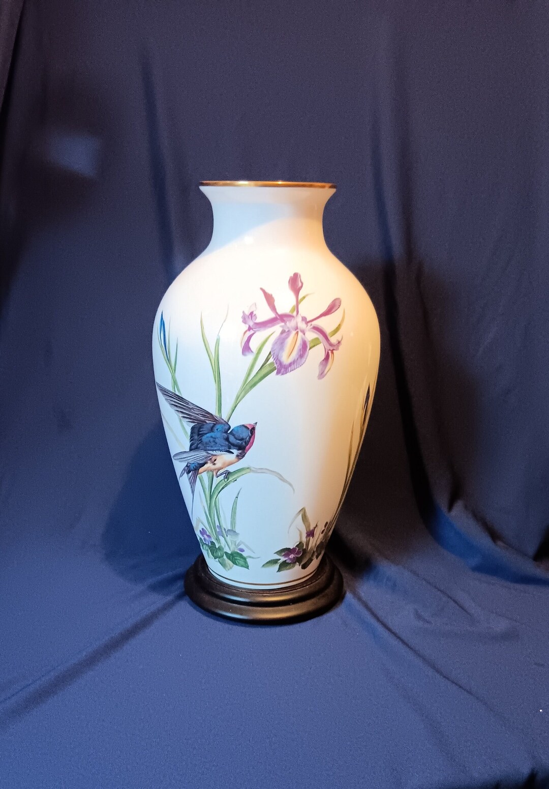 花瓶・フラワースタンド FRANKLIN PORCELAIN Meadowland Bird Vase il_1080xN.5780257202_19gj.jpg