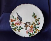Antique Plate, Cabinet Plate, Wall Plate, Victorian Plate, George Jones Sons, Bird Plate, Home Decor, Room Decor, Antique Interiors