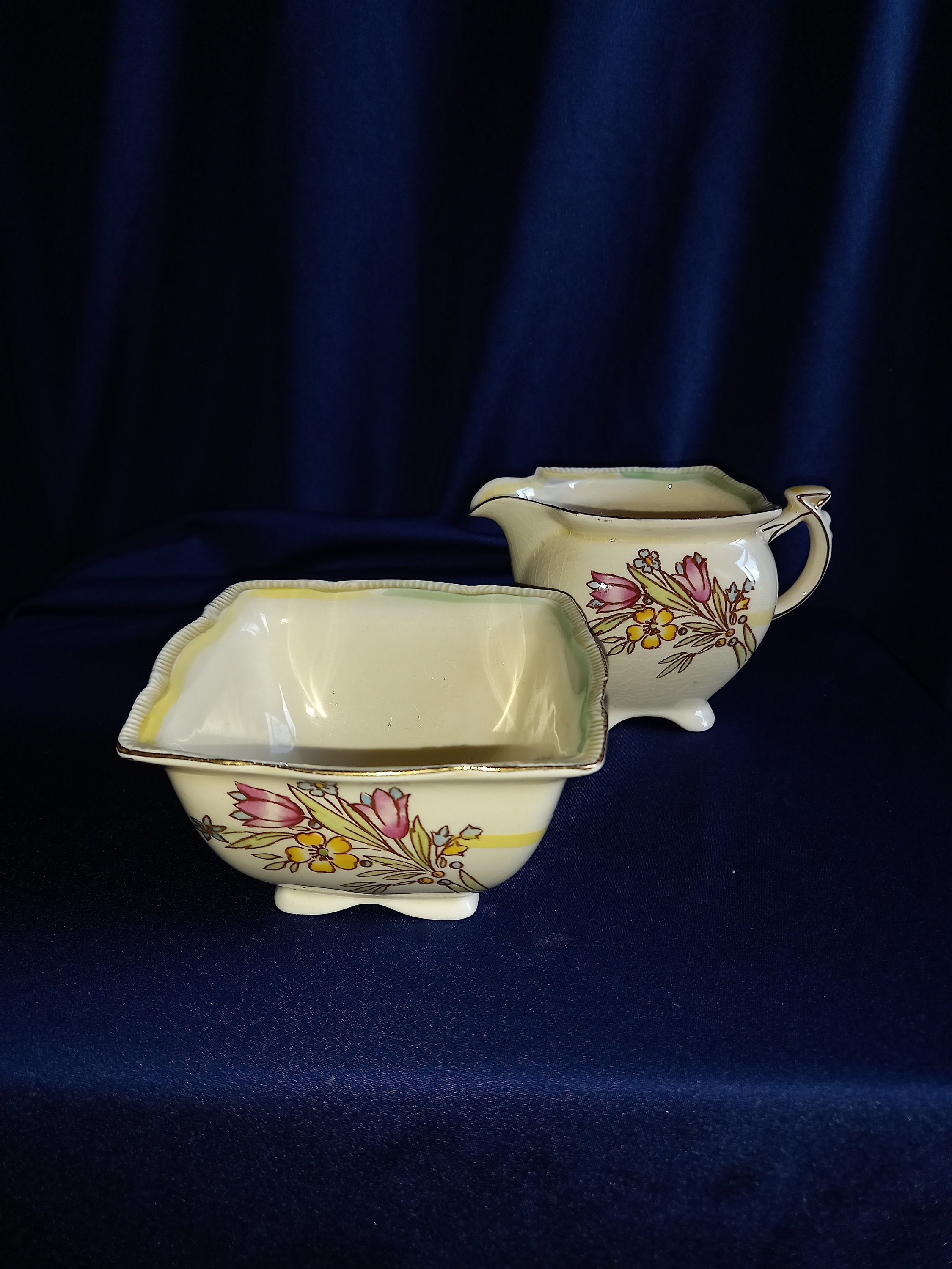 Royal Winton Grimwades Vintage Tea Set Sugar Bowl Milk Jug Etsy UK