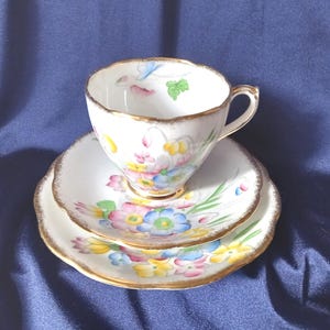 Vintage Trio, China Trio, Phoenix China, Vintage Tea Cup, Afternoon Tea, Tea Party, Art Deco Trio, Art Deco, Cup and Saucer, Vintage Gift