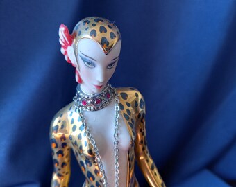 Erte Figurine, Franklin Mint, Art Deco Figurine, Art Deco Erte Figurine, Franklin Mint, Art Deco Figurine, Art Deco