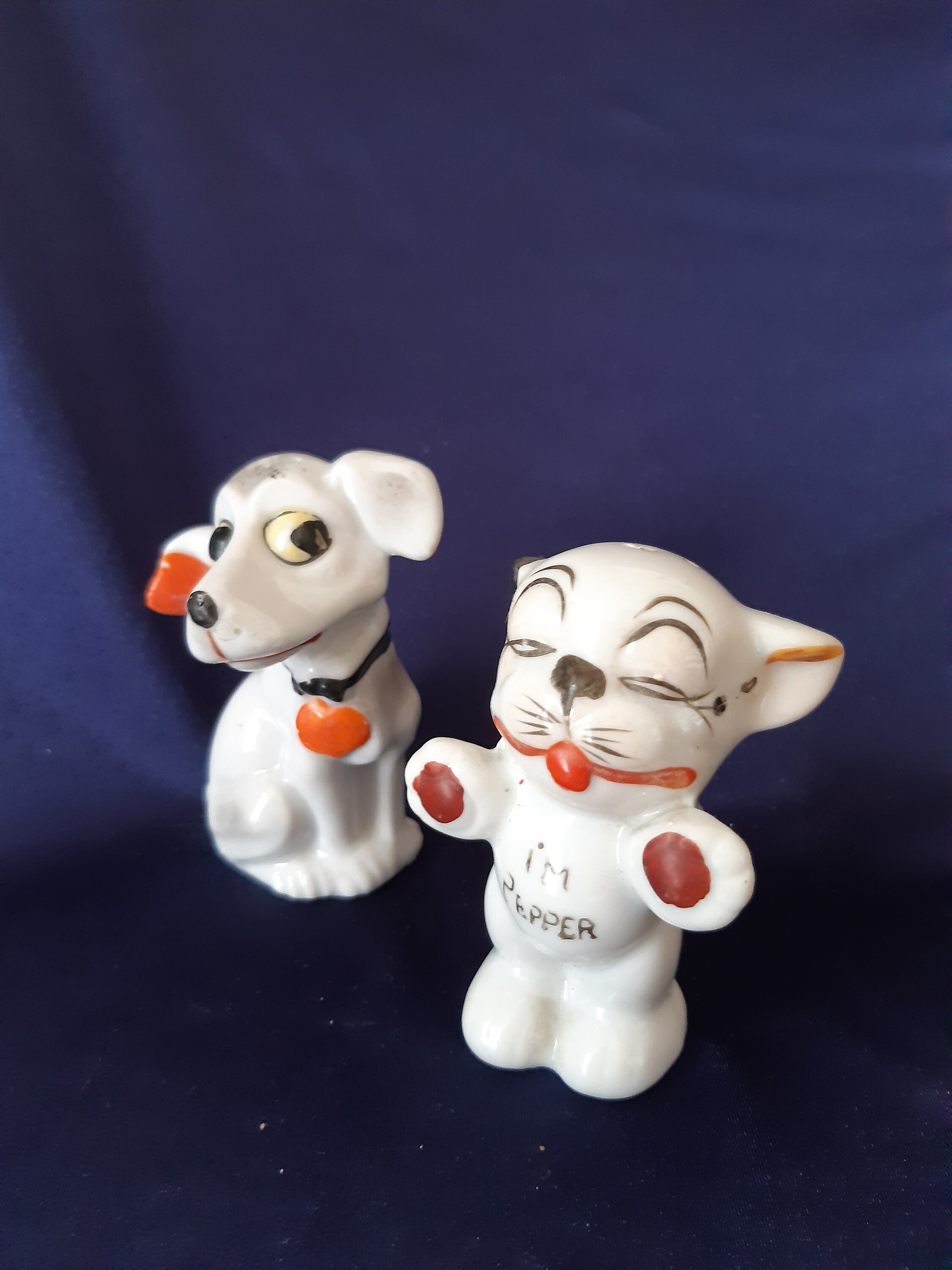 Salt and Pepper Shakers Bonzo Dog Novelty Dogs Kitsch Dogs Etsy