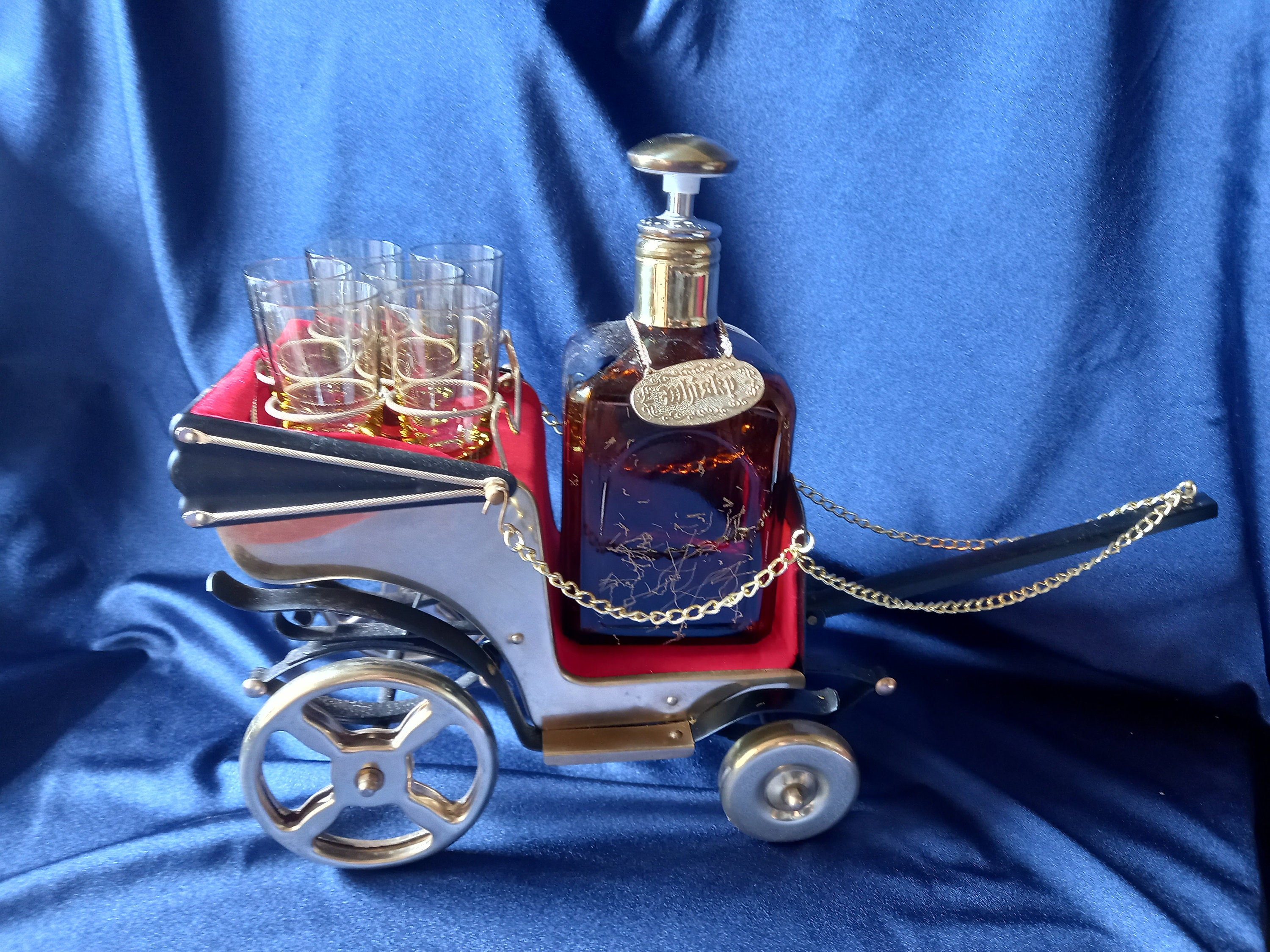 Vintage Decanter, Drinking Set, Carriage Decanter, Car Vintage Decanter, Drinking Set, Carriage Decanter, Car