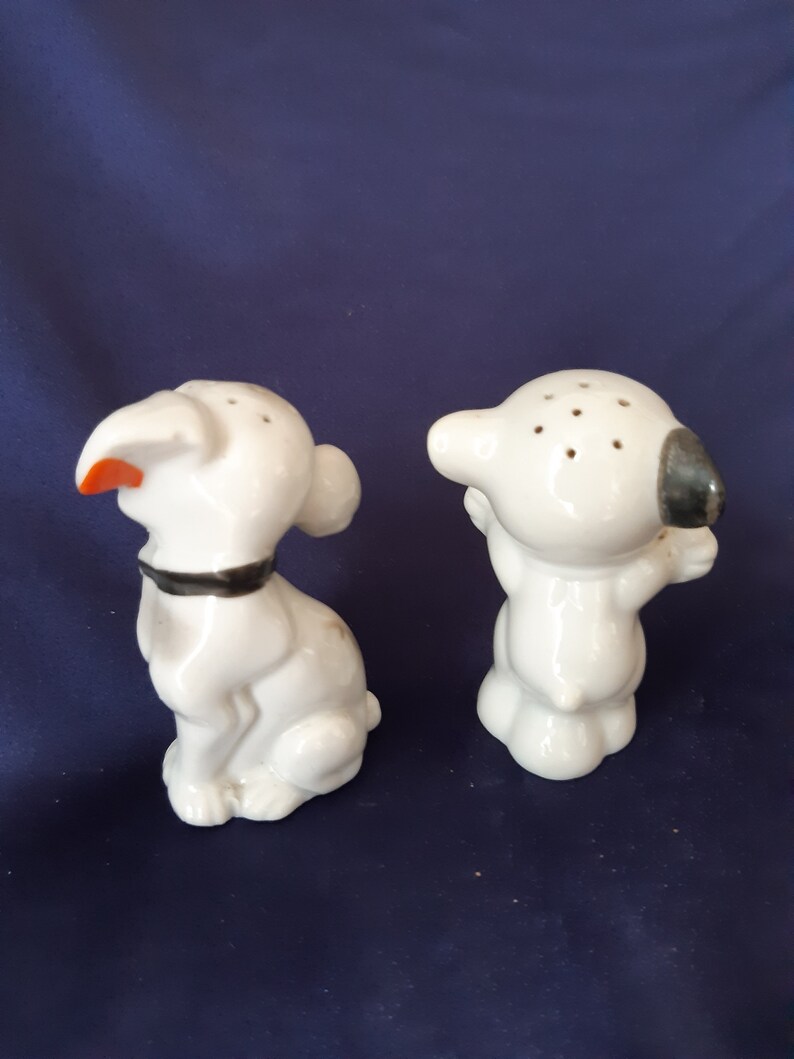 Salt and Pepper Shakers Bonzo Dog Novelty Dogs Kitsch Dogs Etsy