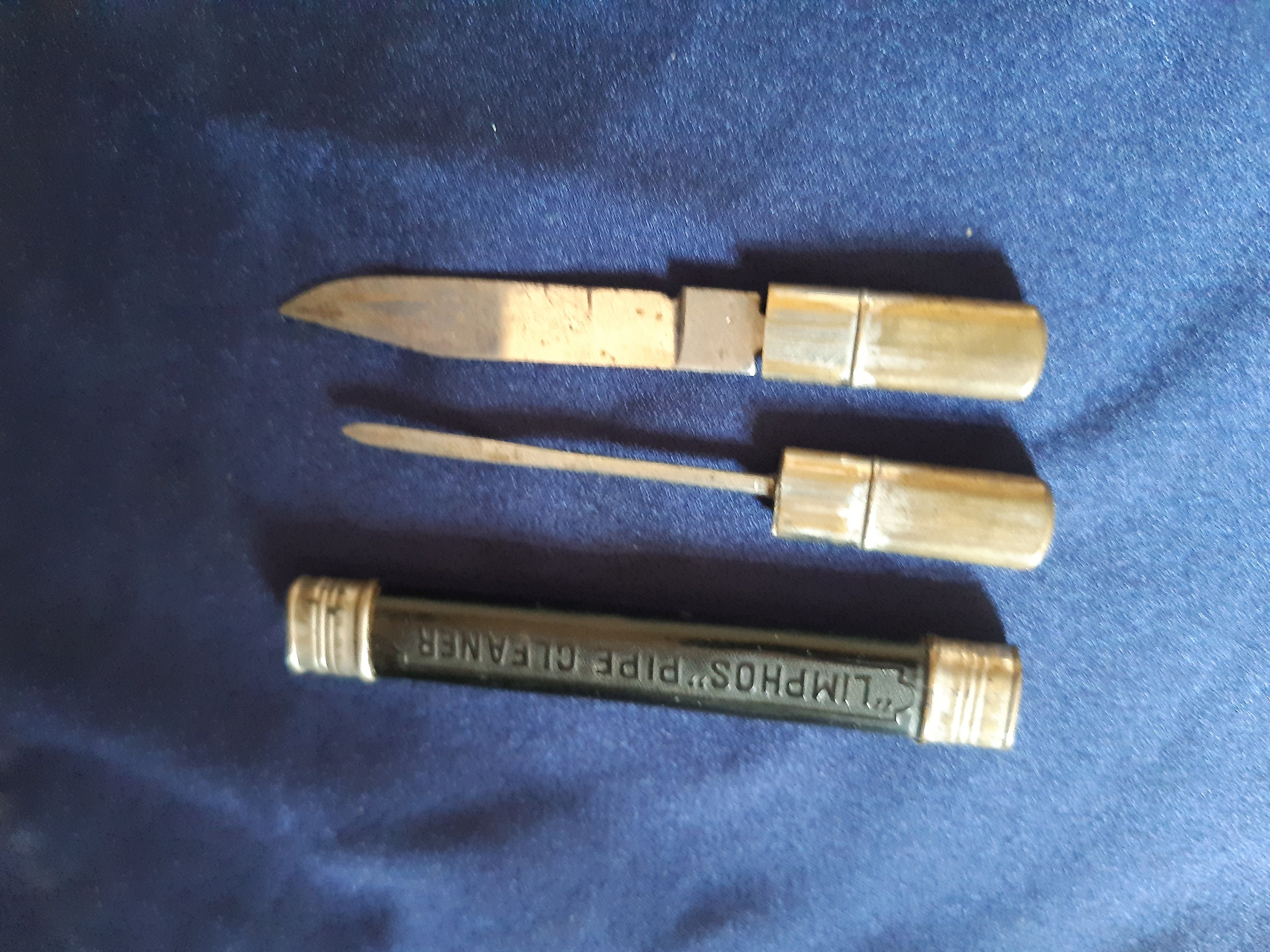 Penknife Tobacco Pipe Tool Pocket Knife Tobacciana Pipe Etsy