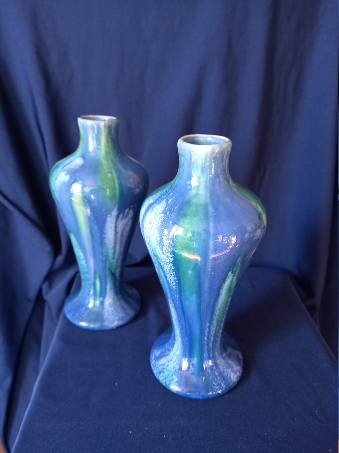 Art Nouveau Vases Ruskin Style Vases Meiping Vases Antique Etsy