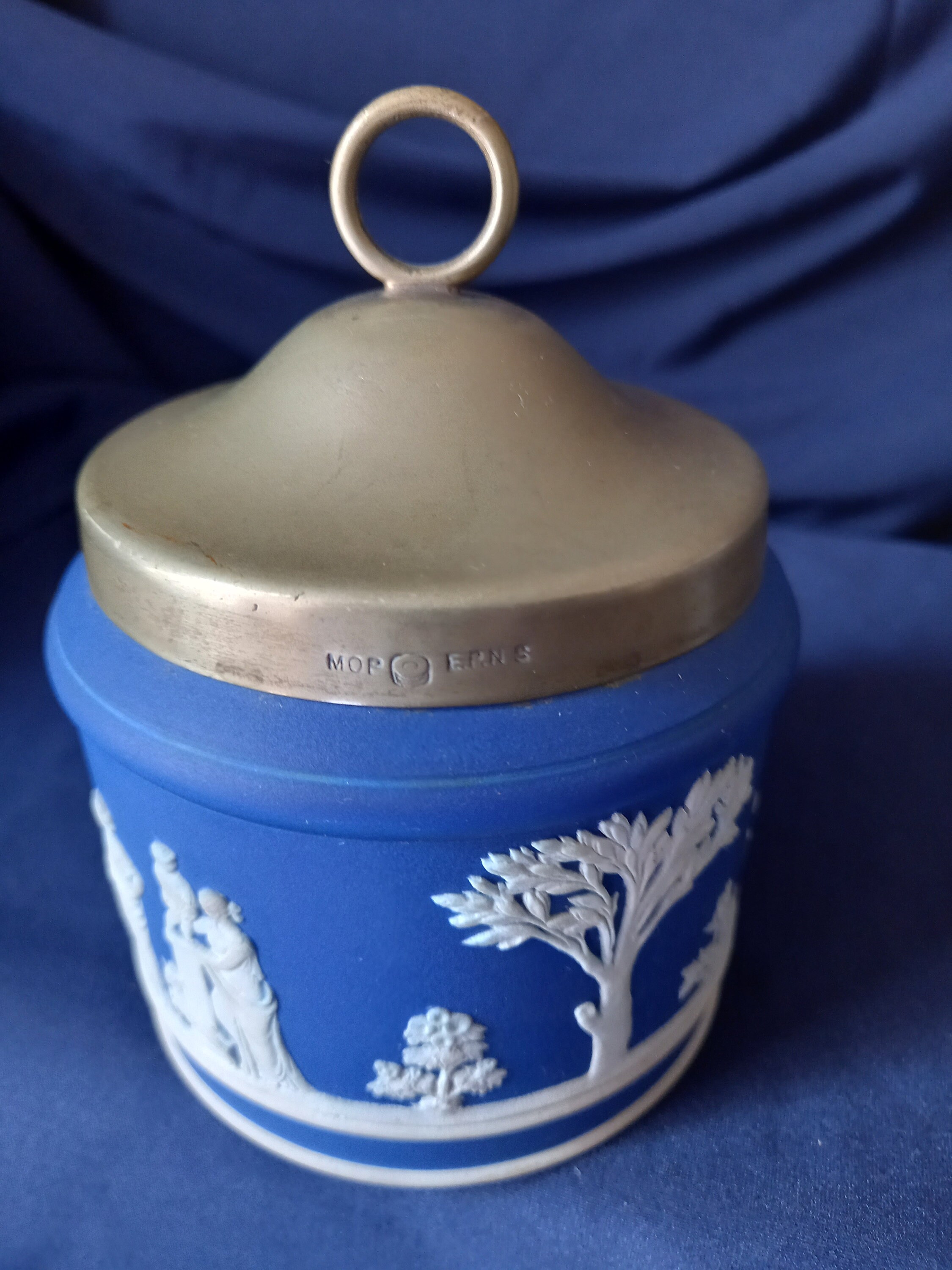 Antique Wedgwood Wedgwood Jasperware Sugar Bowl Jam Pot Etsy UK