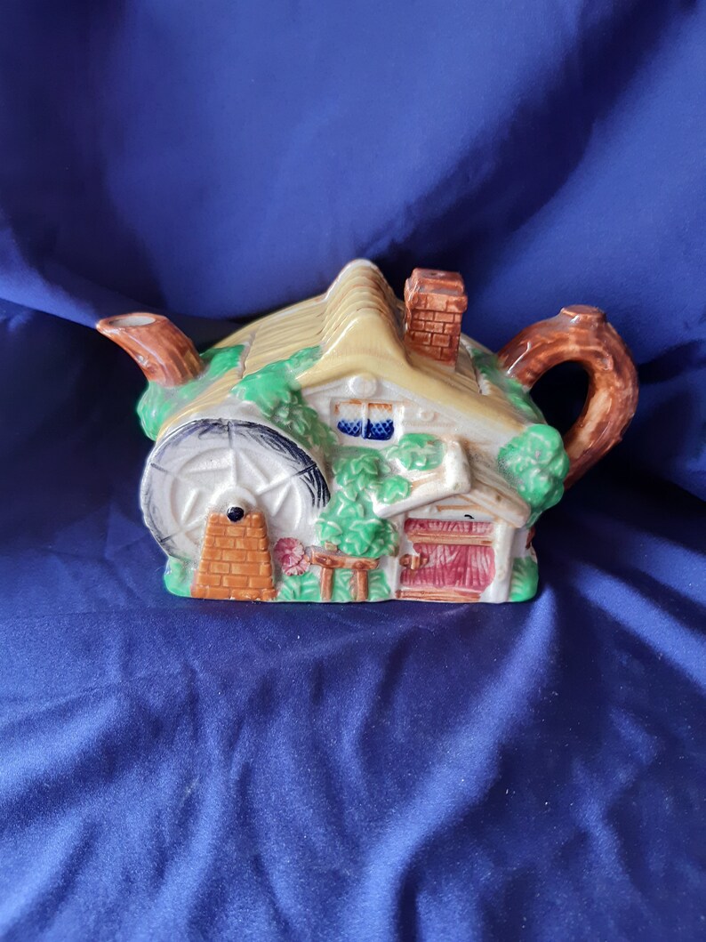 Vintage Teapot Cottage Ware Cottage Teapot Watermill Etsy