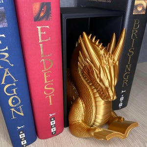 Dragon Book Nook | Reading Dragon Bookend