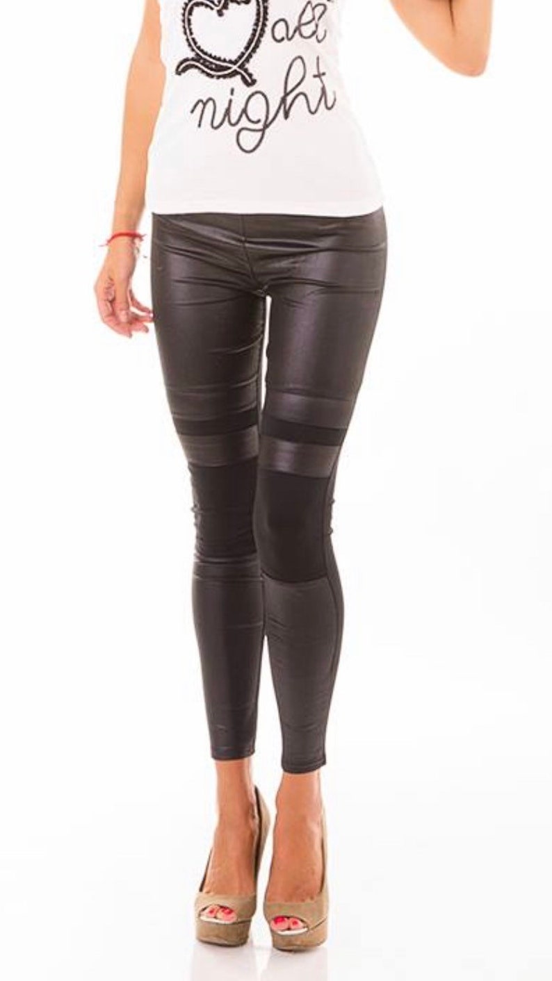 NEW COLLECTION Black Extra Long Leggings / Fashion leggings / Etsy