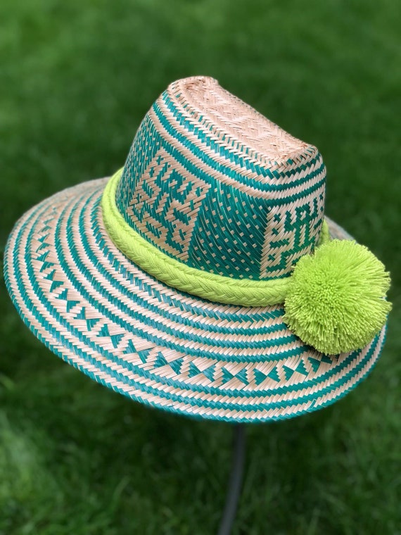 green summer hat