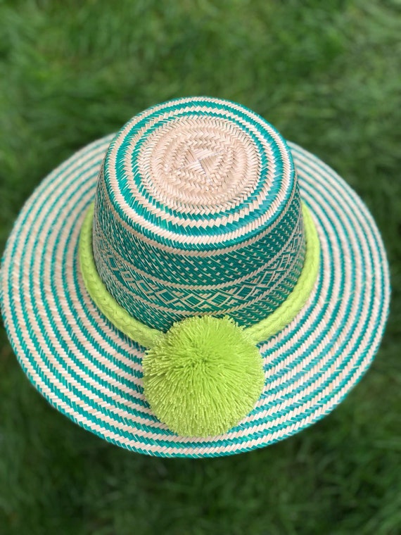 green summer hat