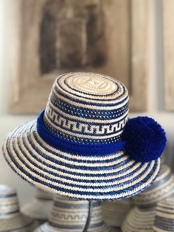 blue formal hats