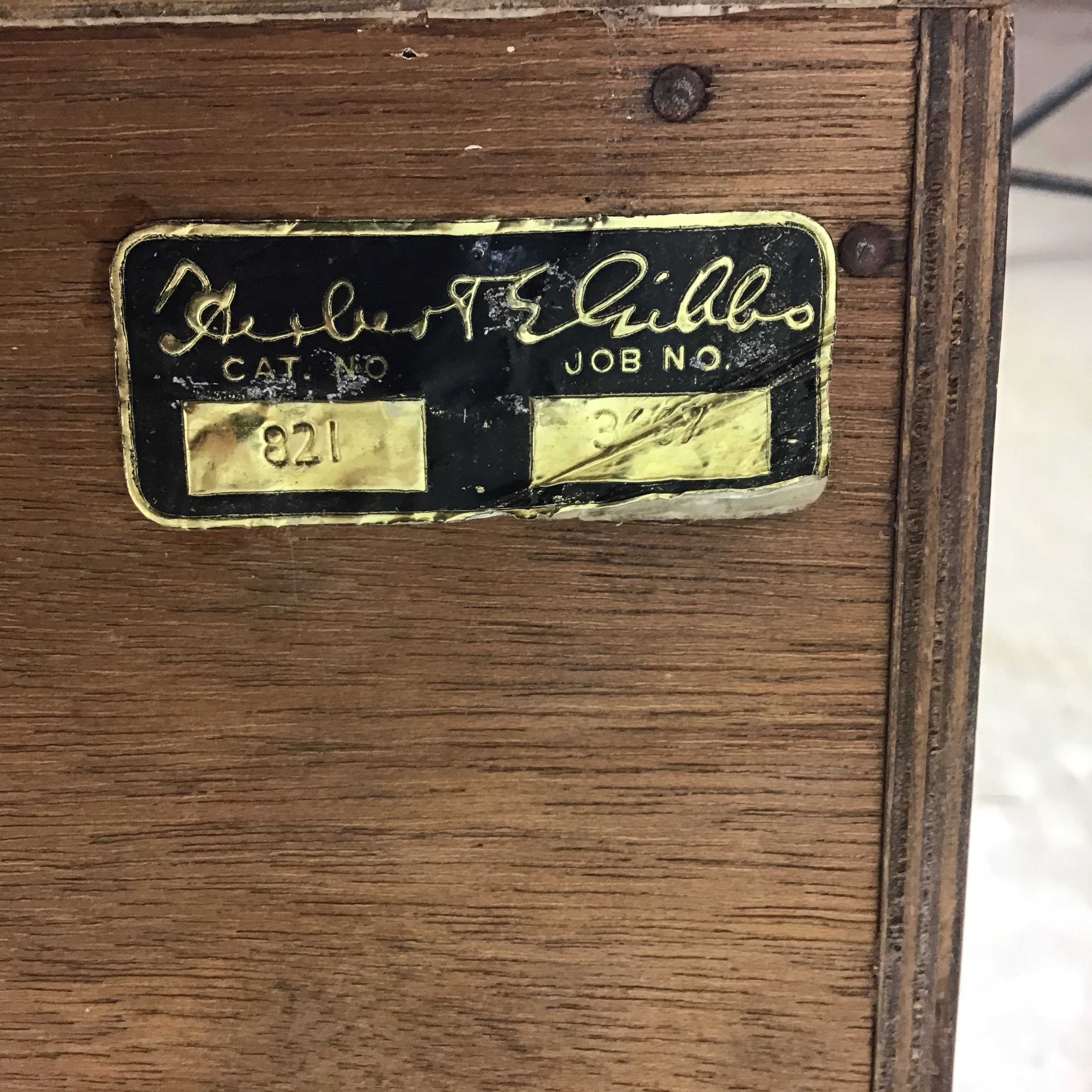 A Herbert E Gibbs Bedside Cabinet Cat No 871 - Etsy UK
