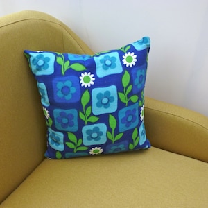 A vintage handmade 1960&#39;s fabric cushions
