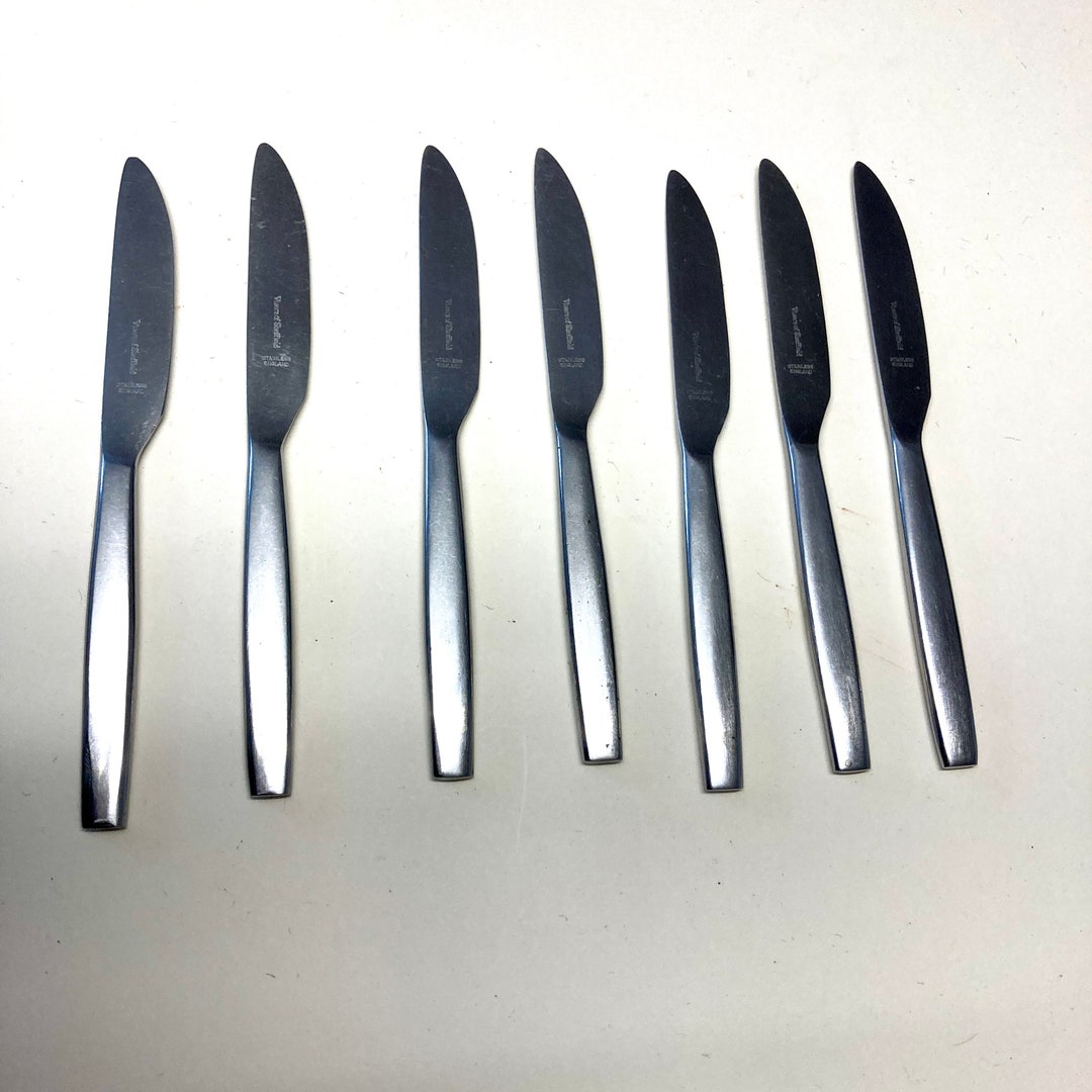 A Set of Six 1960s Viners Chelsea Butter Knives Etsy