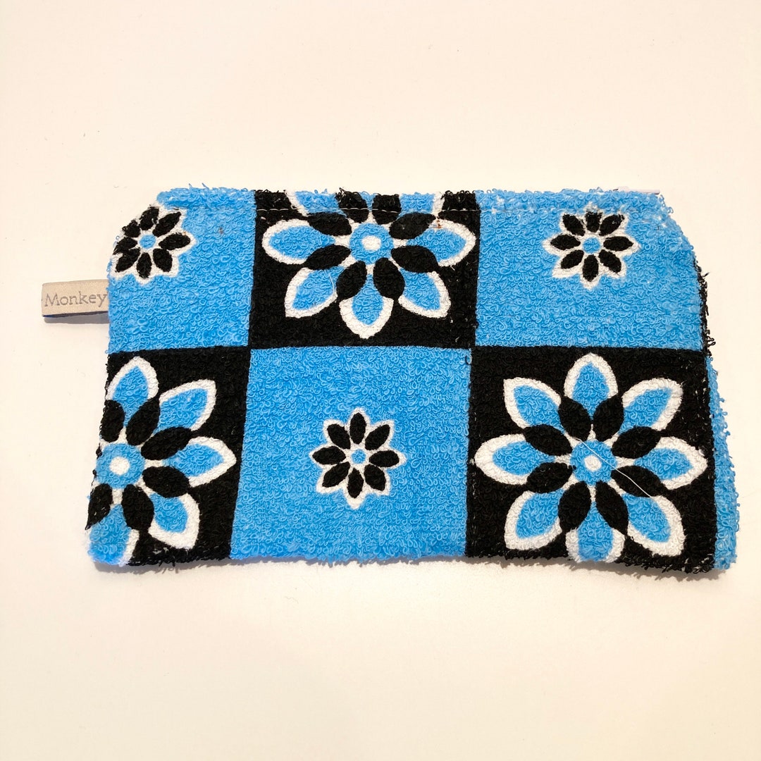 A Handmade Wash Bag / Makeup Bag Using Vintage 1960s Towelling Etsy