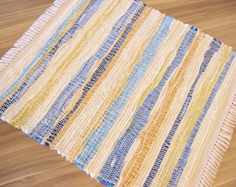 DIGITAL PDF Pattern for Rigid Heddle Loom, How to Make Easy Handwoven Rugs Using Fabric Rags or Yarn, Soft, Absorbent, Easy Wash, Reversible