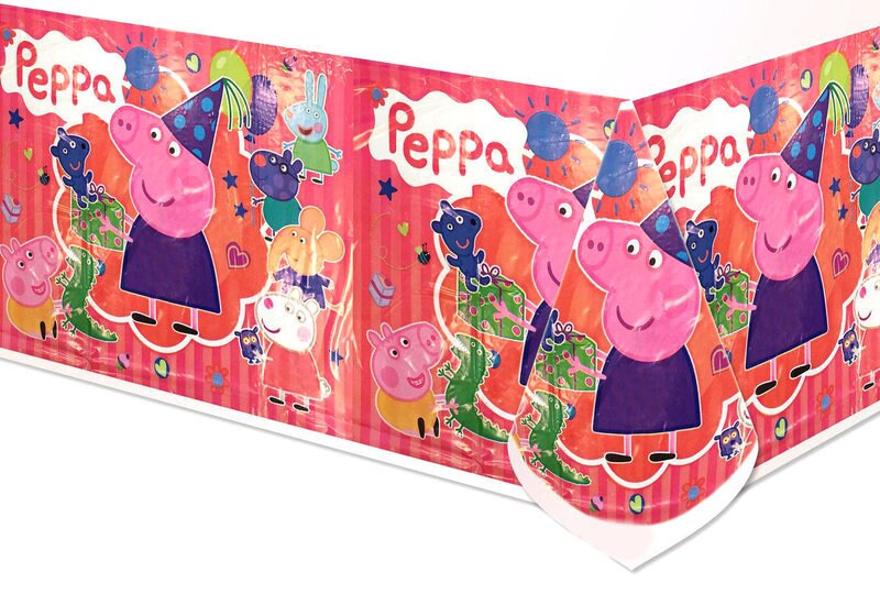 Peppa Pig Tablecover Party Tablecloth Party Decor Table Cover Etsy
