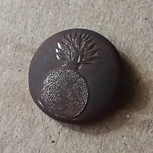 WW1 Original Small Grenade Button of Russian Empire - Vintage Military Button of Russian Empire- Grenadier Button - Antique Brass Button WWI