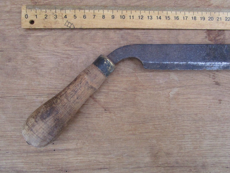 Draw Knife Vintage Straight Draw Knife Retro Drawknife Etsy
