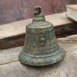 Original Brass BELL from Europe - Old Melat Bell - Large Jingle Bell - Vintage Christmas Decor - Beautiful Home Decoration