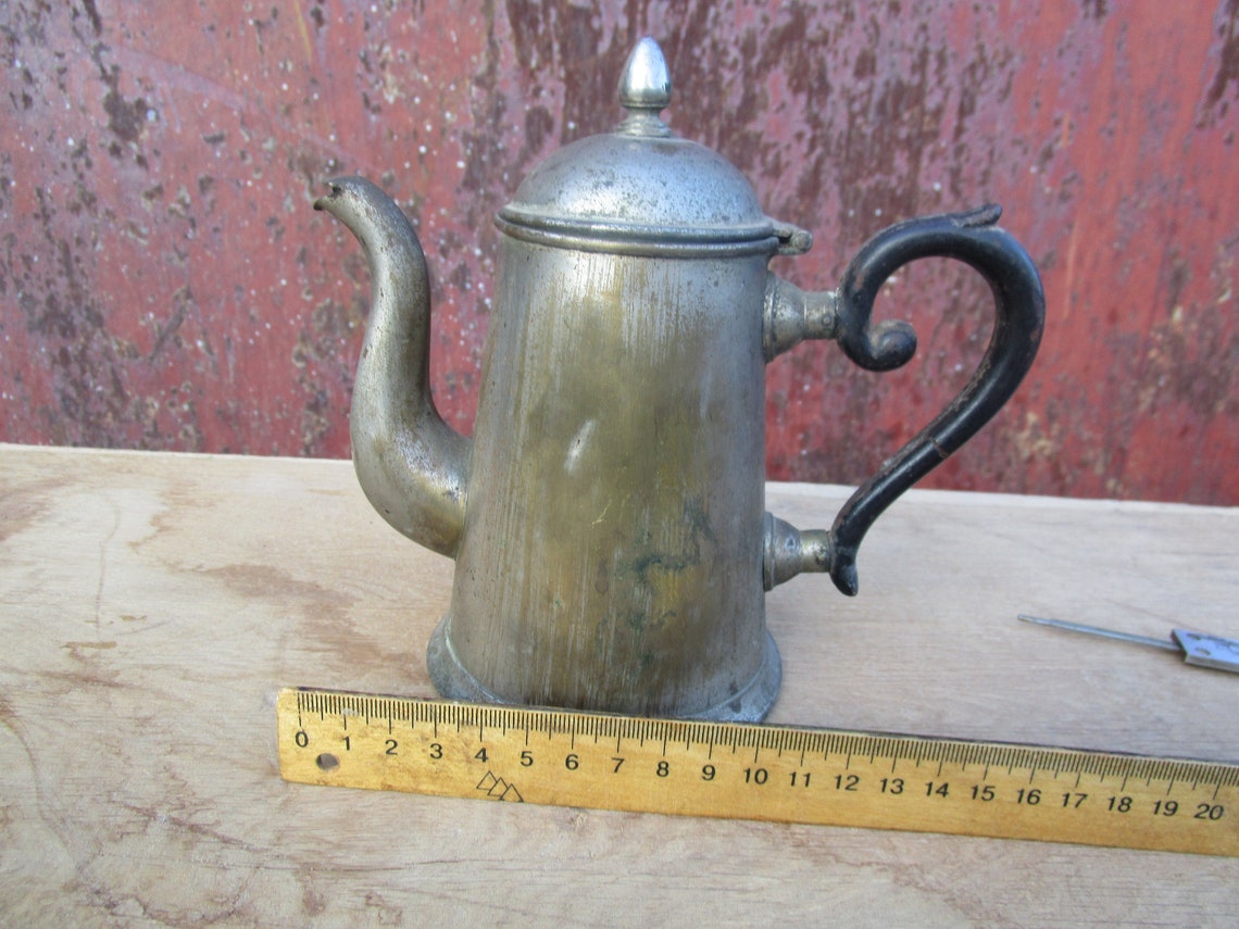 Vintage Metal Teapot Europe Teapot 05 Liters Victorian Etsy