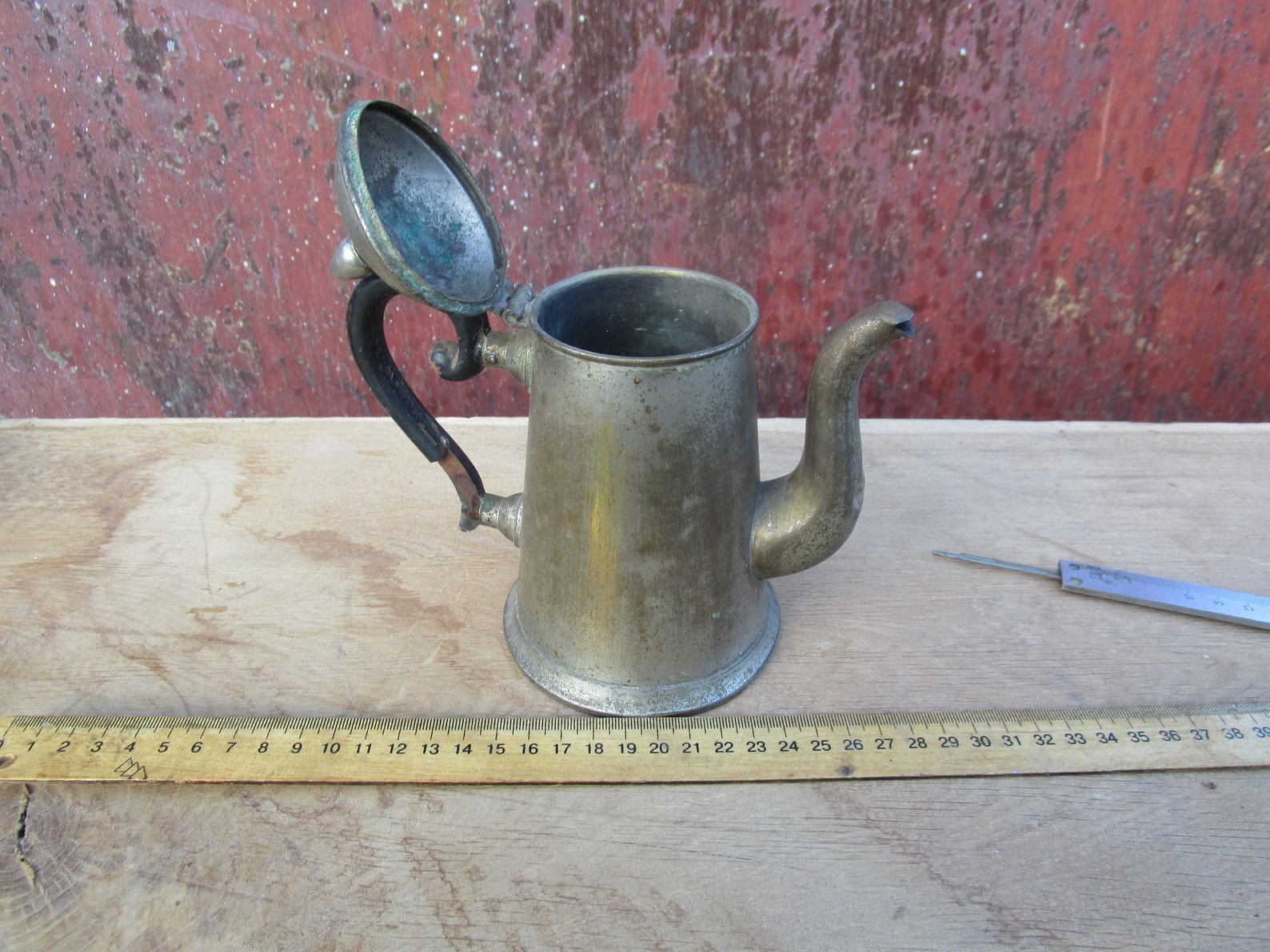 Vintage metal teapot Europe Teapot 05 liters Victorian Etsy