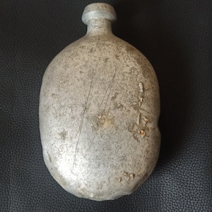 Original Military Bottle of Russian Empire - Imperial Russian Army Canteen - Old Soldier&#39;s Water Flask WW1 - Maker Marked Stamp 1901 WWI