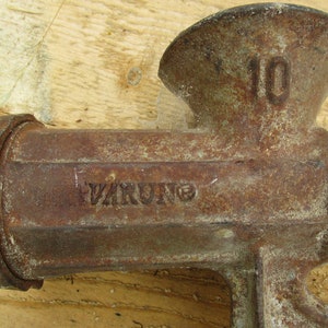 Vintage mincer VARUN 10 - Universal Meat Grinder,Farmhouse Decor,Kitchen Tools,Iron Meat Grinder,Metal Kitchen Meat Grinder