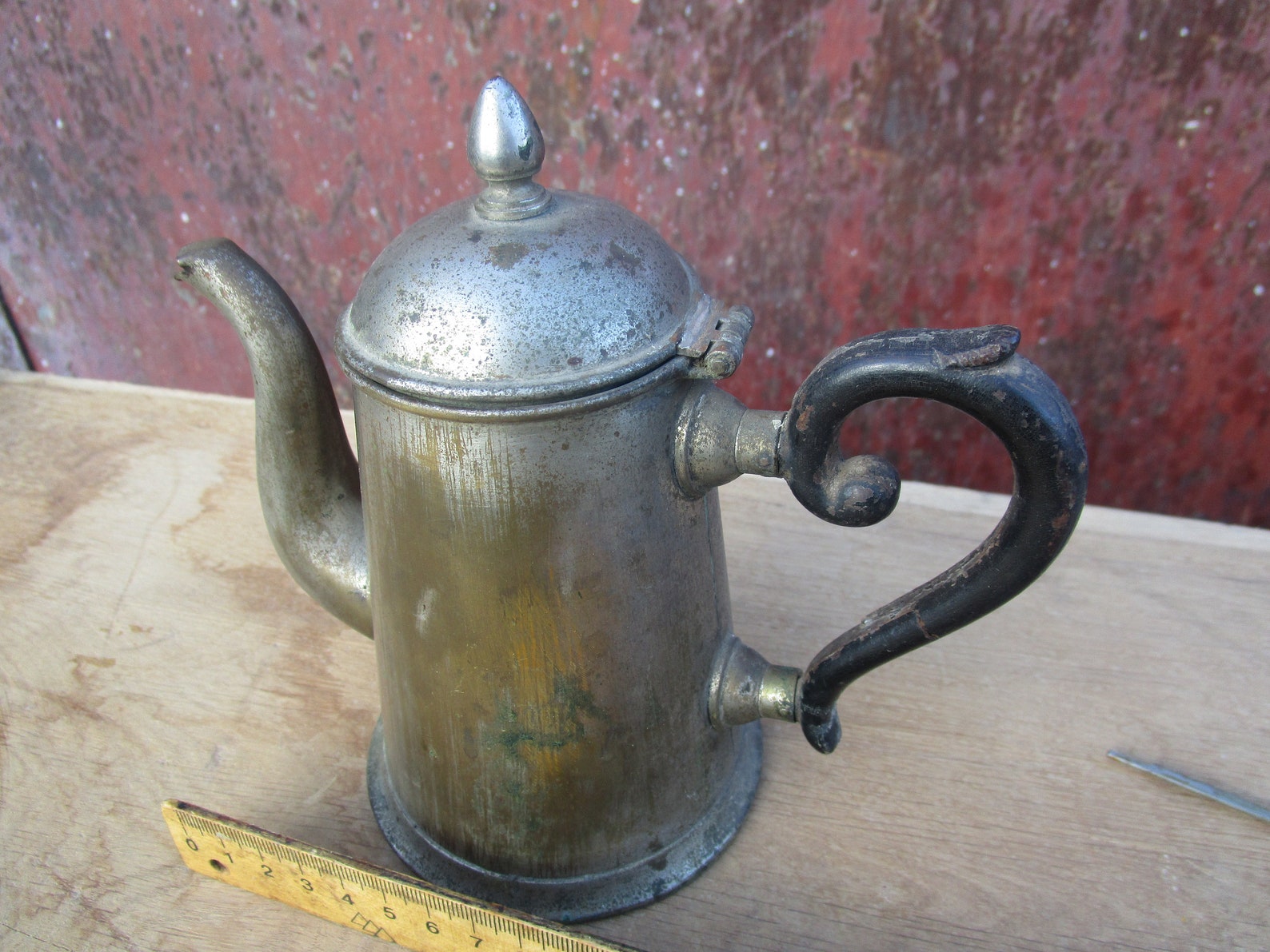 Vintage Metal Teapot Europe Teapot 05 Liters Victorian Etsy