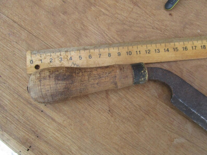 Draw Knife Vintage Straight Draw Knife Retro Drawknife Etsy