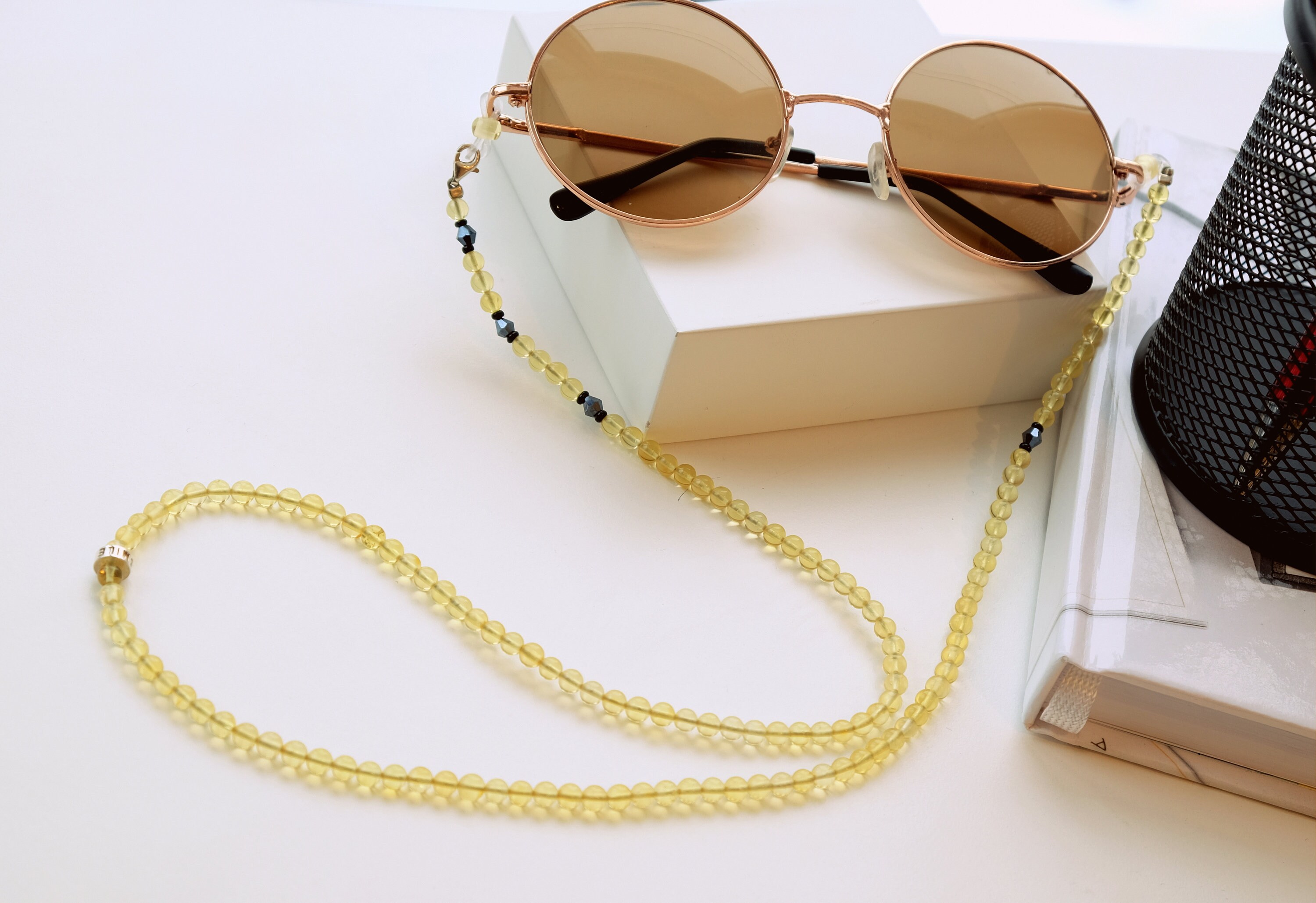 Eyewear chain beaded eyeglasses chain for women eyeglasses Etsy