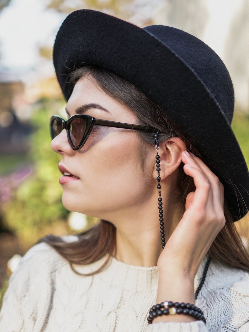 Beaded Glasses Chain Glasses Neck Strap Eyeglass Chain Etsy