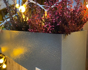 Window Box Handmade Metal Planter, Balcony Planter, Windowsill Planter, Garden Lover Gift