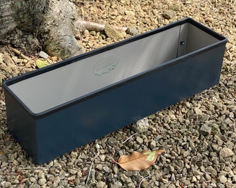 Window Box Style Metal Planter, Handcrafted Planter Box, Indoor Herb Garden, Custom Flower Box, Unique Plant Holder, Windowsill Decor