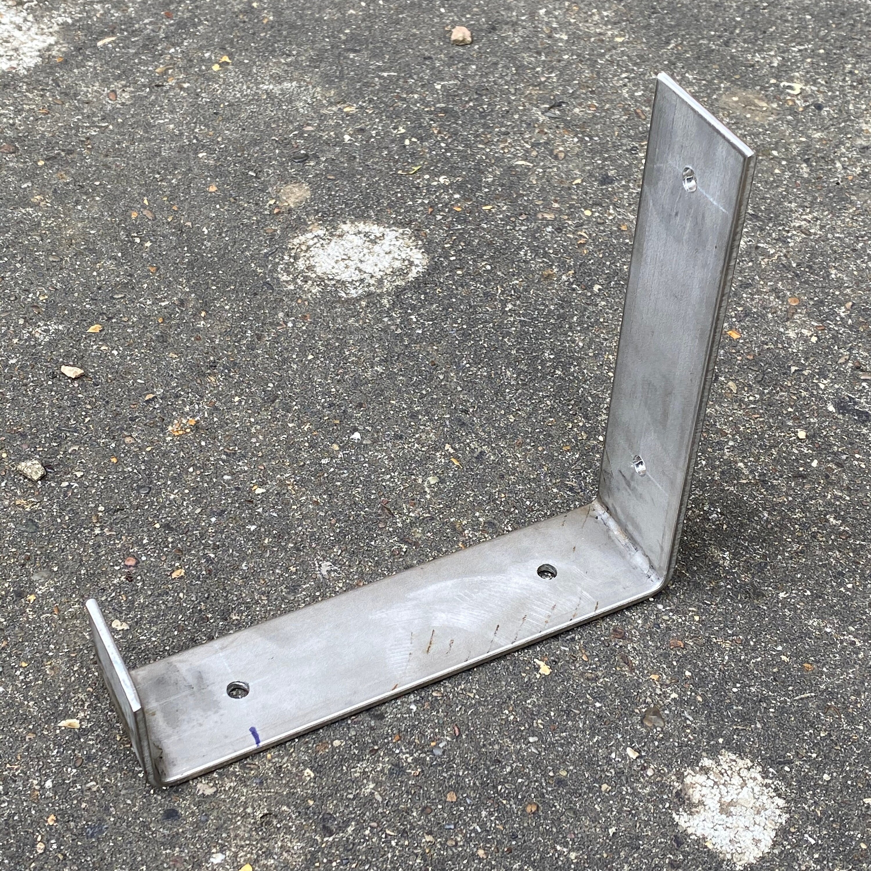 Metal Brackets Stainless Steel 2mm Thick PreDrilled Wall Etsy