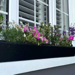 Window Planter, Farmhouse Flower Pot, Modern Garden Decor, Large Plant Pots