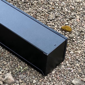 Metal Window Cill planter windowsill plant pot garden trough black modern bespoke custom planter handmade uk