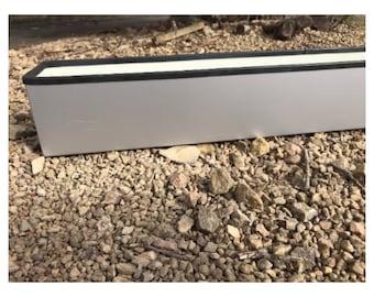 Custom Made Silver Plant Holder, Long Planter Pot, Indoor Plant Pot, Contemporary Home Decor