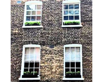 Pair of Black Handmade Metal Window Boxes: Recycled Steel Urban Planter