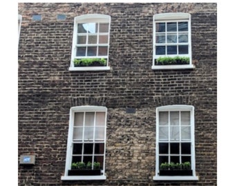 Bespoke Window Box. Custom Size Planter, Handmade, Metal Planter, Recycled Repurposed Flower Pot