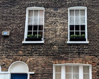 Custom Size Window Sill | Bespoke Window Box | London Window Box | Handmade | Upcycled Metal Planter, Recycled Repurposed Metal Planter