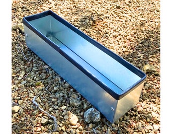 Window Box Handmade Planter, Modern Garden Accessories, Metal Garden Pots