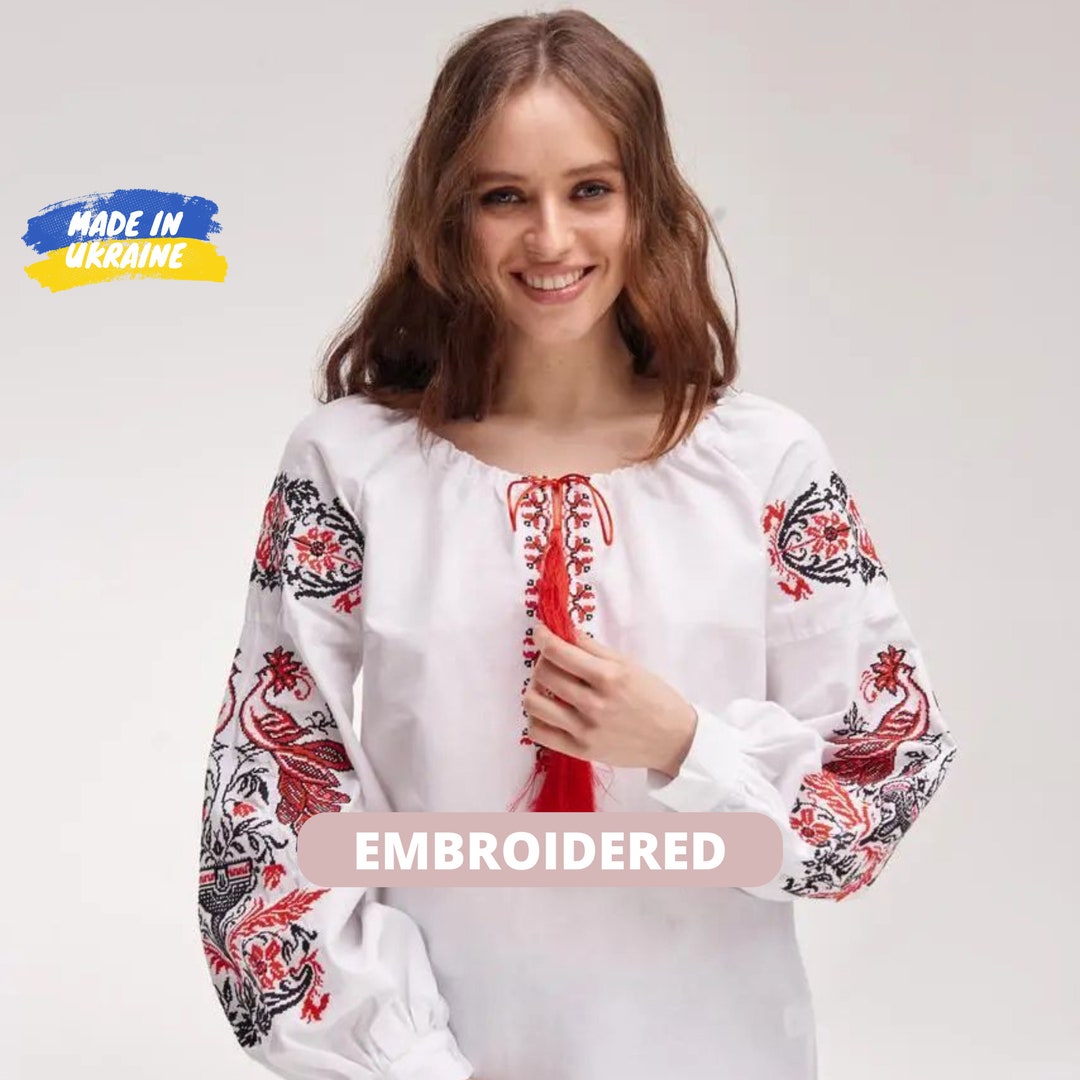 Ukrainian Embroidery Blouses Etno Vyshyvanka From Ukrainian Etsy